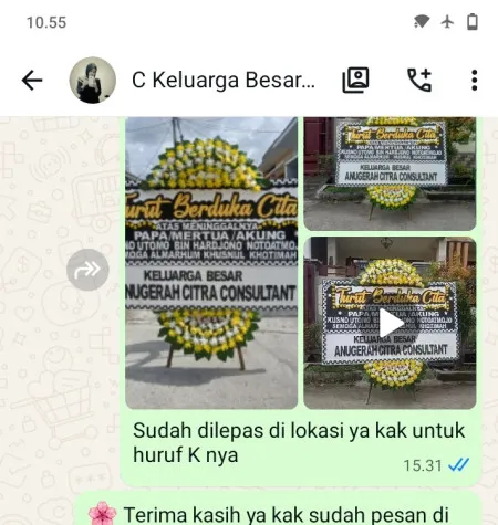 Pengiriman Papan Bunga Duka Cikarangkota Cikarang Utara